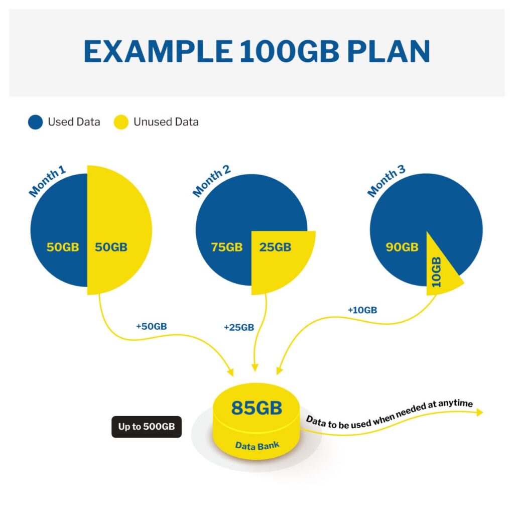 Data Banking Explanation Diagram